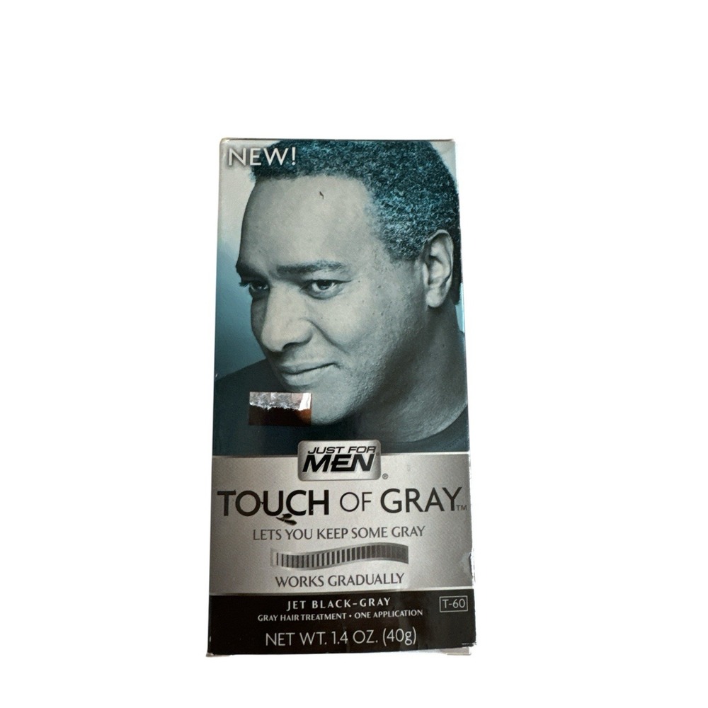 Just For Men Touch Of Gray - Jet Black/Gray T60 NEW Discontinued Works Gradually